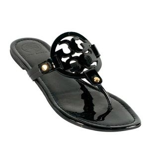 Tory Burch Miller Black patent leather Sz 9